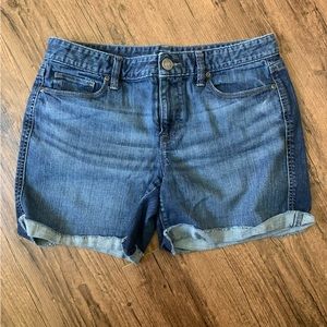 LOFT denim jean short size 6
